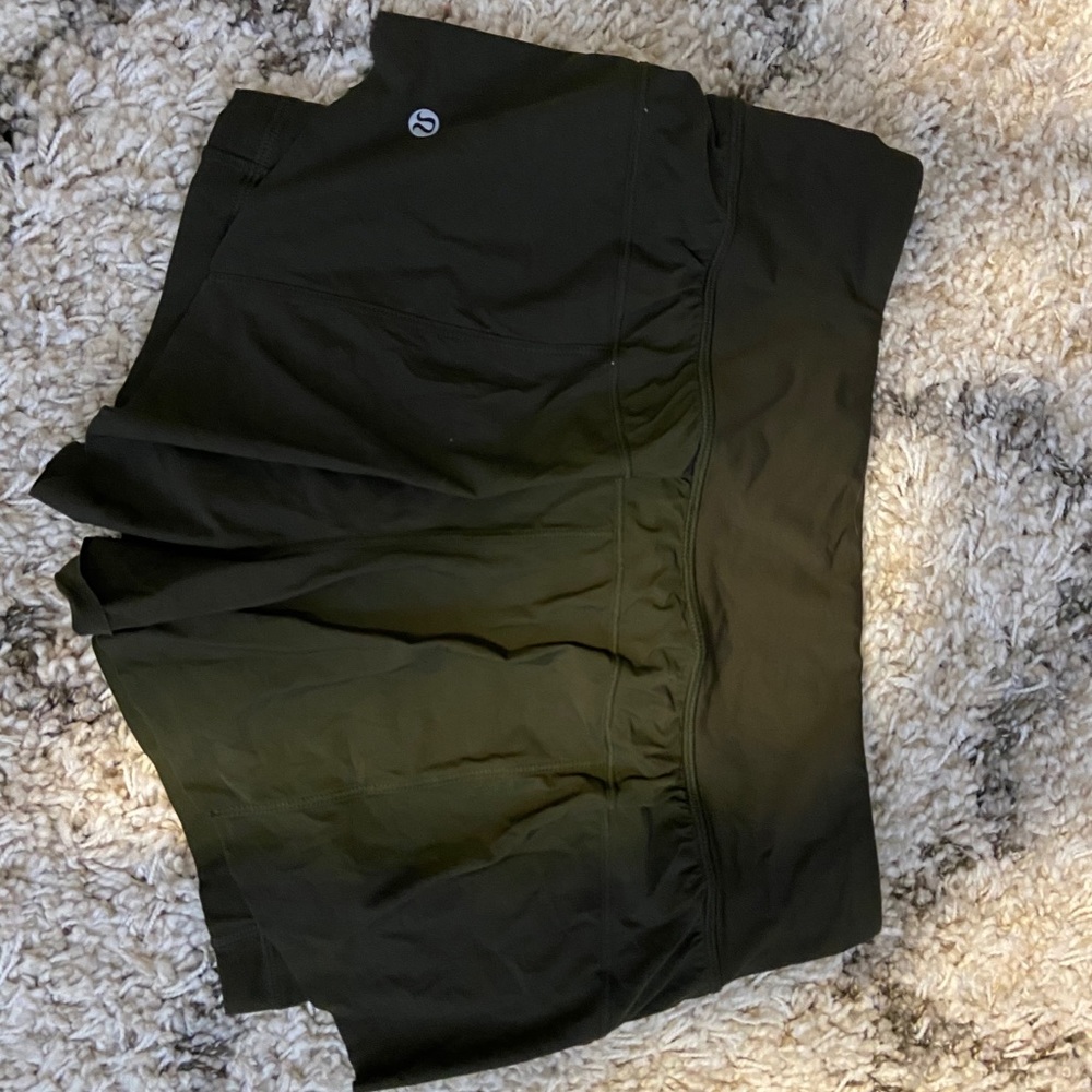 lulu lemon shorts with built in spandex shorts